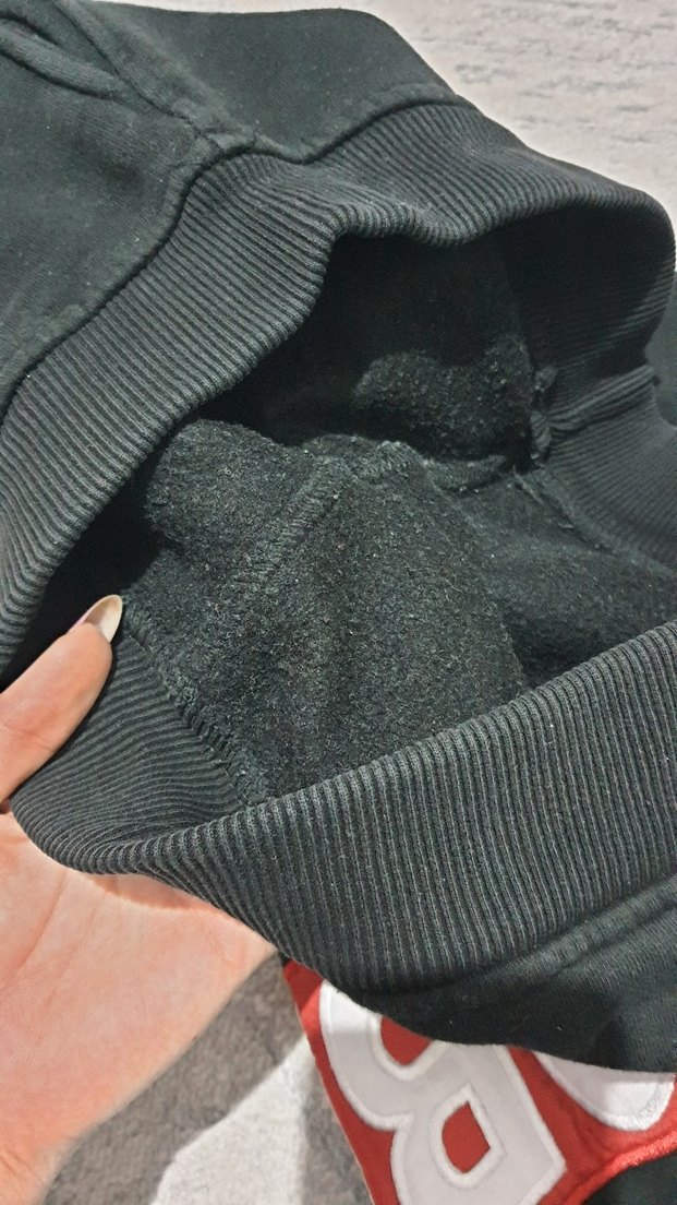 OBEY Siyah Bileği Lastikli Eşofman - Görsel 3