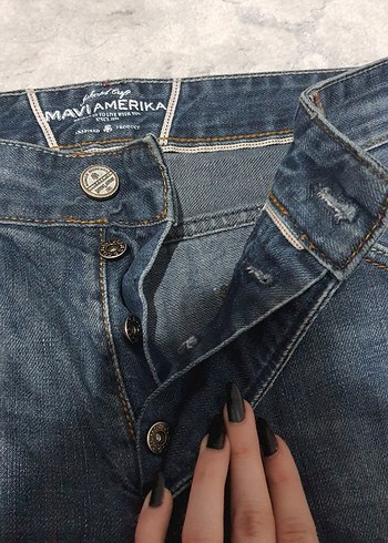 Mavi Amerika Erkek Kot Pantolon - Görsel 4