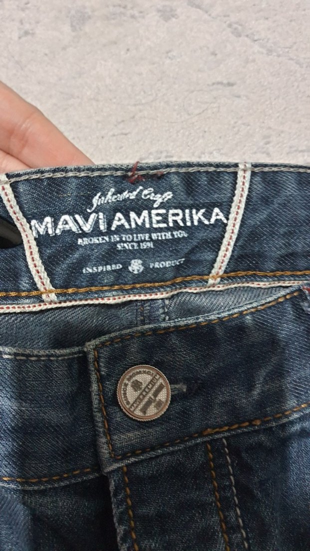 Mavi Amerika Erkek Kot Pantolon - Görsel 3