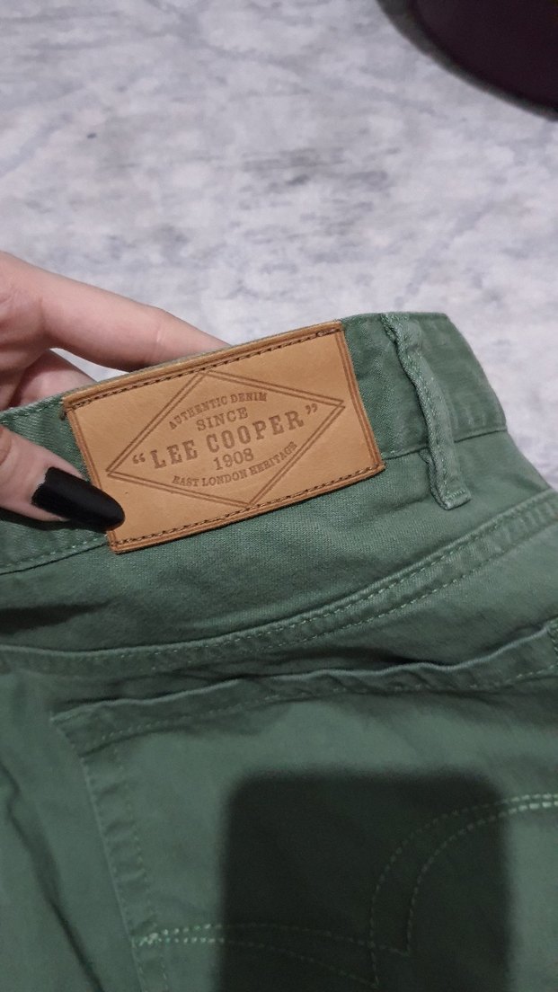 Lee Cooper Yeşil Erkek Kot Pantolon - Görsel 5