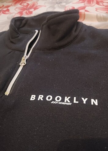 Diğer Yarım Fermuarlı Sweatshirt Siyah