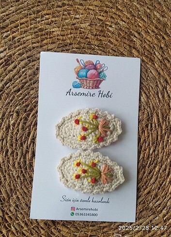 Tasarımcı Handmade toka 