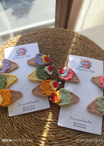 Accessorize Nakışlı Örgü Çocuk Saç Tokası - Bohem