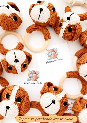 Renkli Camel Köpek Diş Kaşıyıcı ve Çıngırak