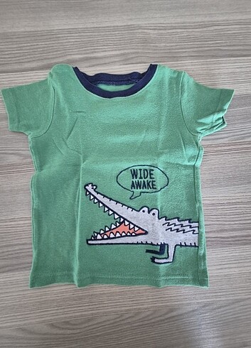 Carter's Pijama takımı yeşil-lacivert timsahlı