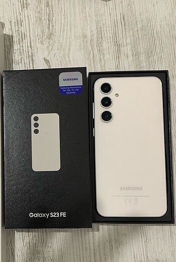 Samsung s23 fe 256 gb 10 ay garantisi devam ediyor