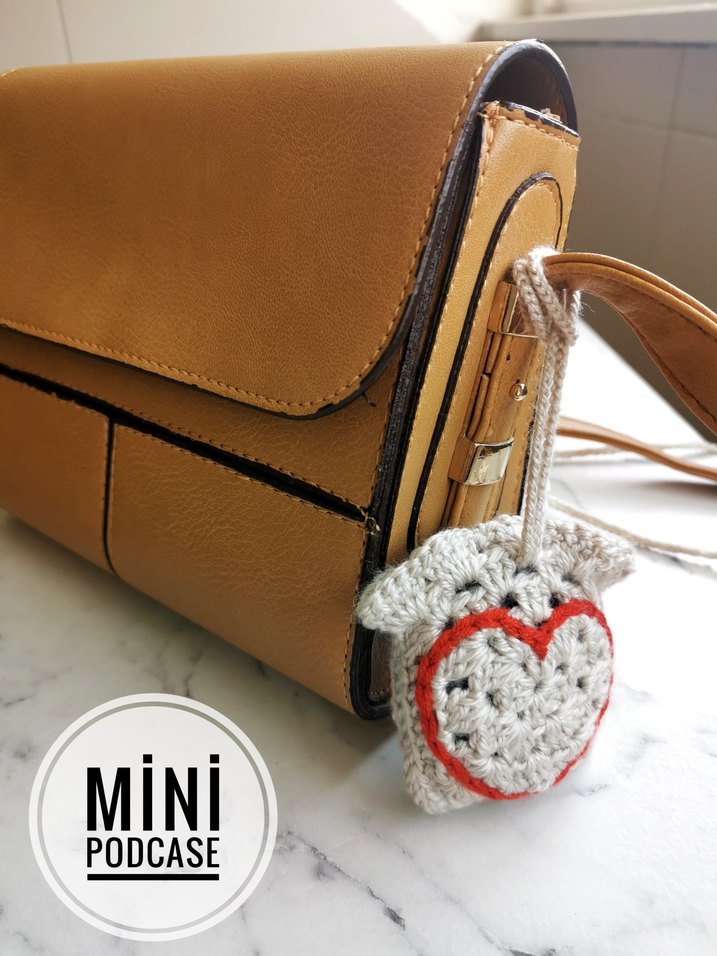 Nakışlı Bej Mini Pod kılıfı - Görsel 5