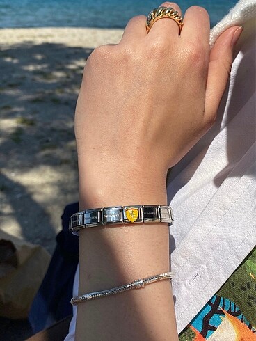 italyan charm bileklik + charm
