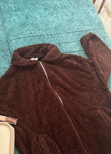 Diğer Kahverengi peluş hırka