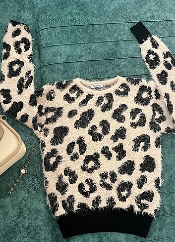 Diğer Leopar desen kazak