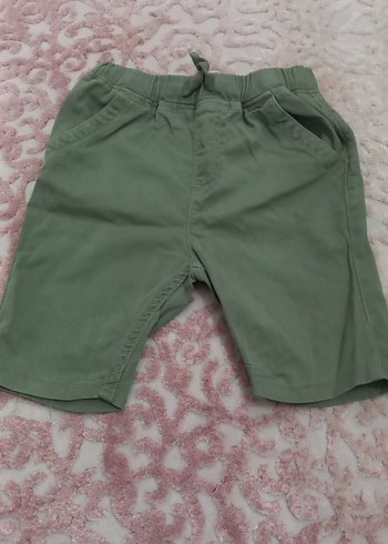 Erkek Çocuk Loose Fit Yeşil Şort - Görsel 2