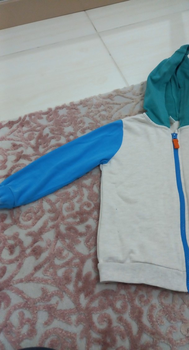 Renkli Kapüşonlu Erkek Çocuk Sweatshirt - Görsel 3