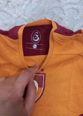 Galatasaray sarı kırmızı Erkek Kolsuz Spor Tişört - Görsel 4