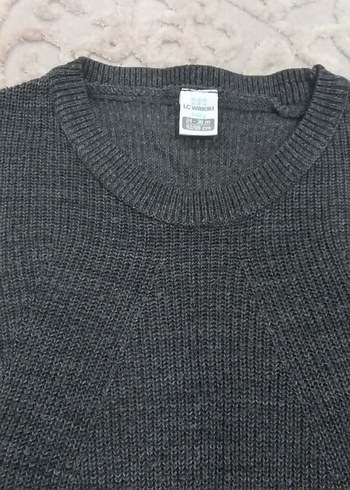 Gri Yünlü erkek çocuk Kolsuz Triko Süveter 24 -36 ay - Görsel 4