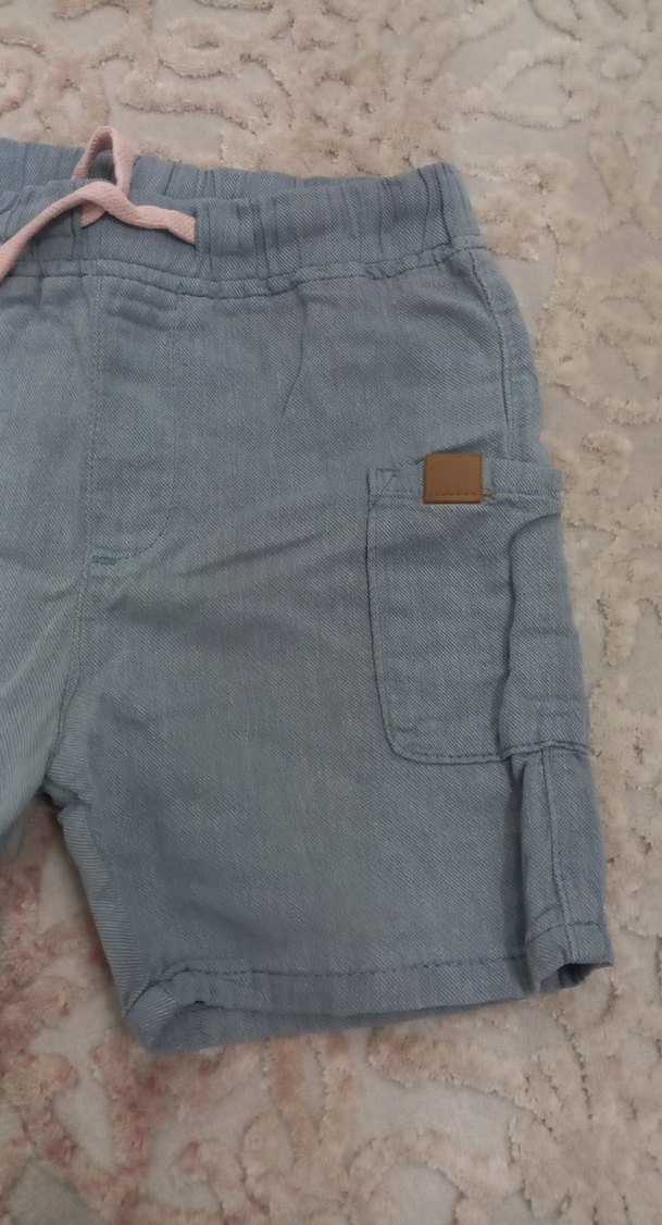 Gri Erkek Çocuk Denim Şort - Görsel 3