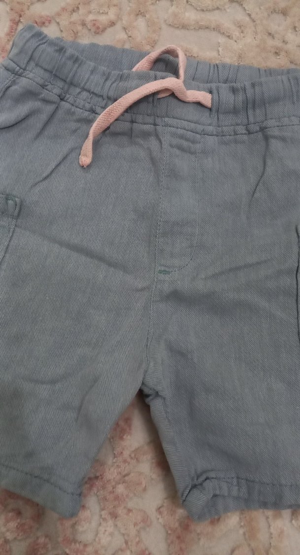 Gri Erkek Çocuk Denim Şort - Görsel 5