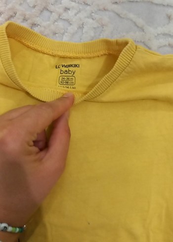 Sarı Uzun Kollu Erkek Tişört Dinozor Baskılı - Görsel 4