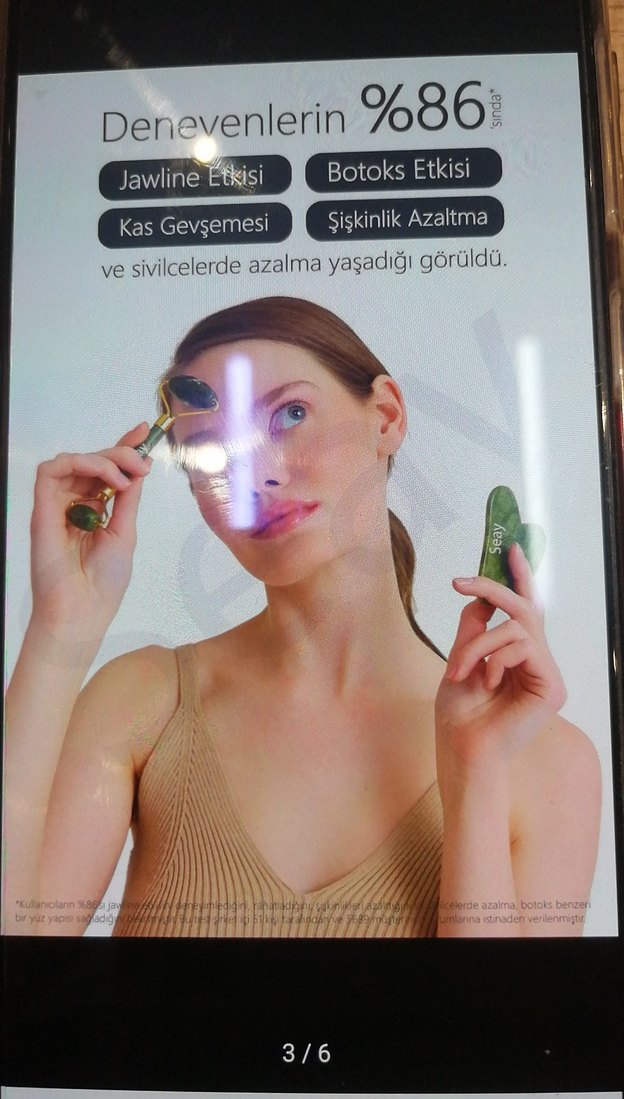 Yüz Masaj Taşı - Kan Dolaşımını Hızlandırır - Görsel 3