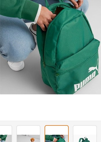 Beden Yeşil Puma Sırt Çantası
