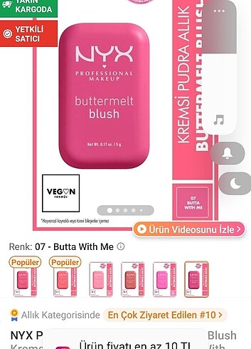 Nyx allık