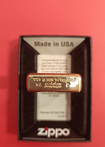 Zippo slim brass - Görsel 3