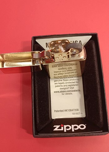Zippo slim brass - Görsel 4