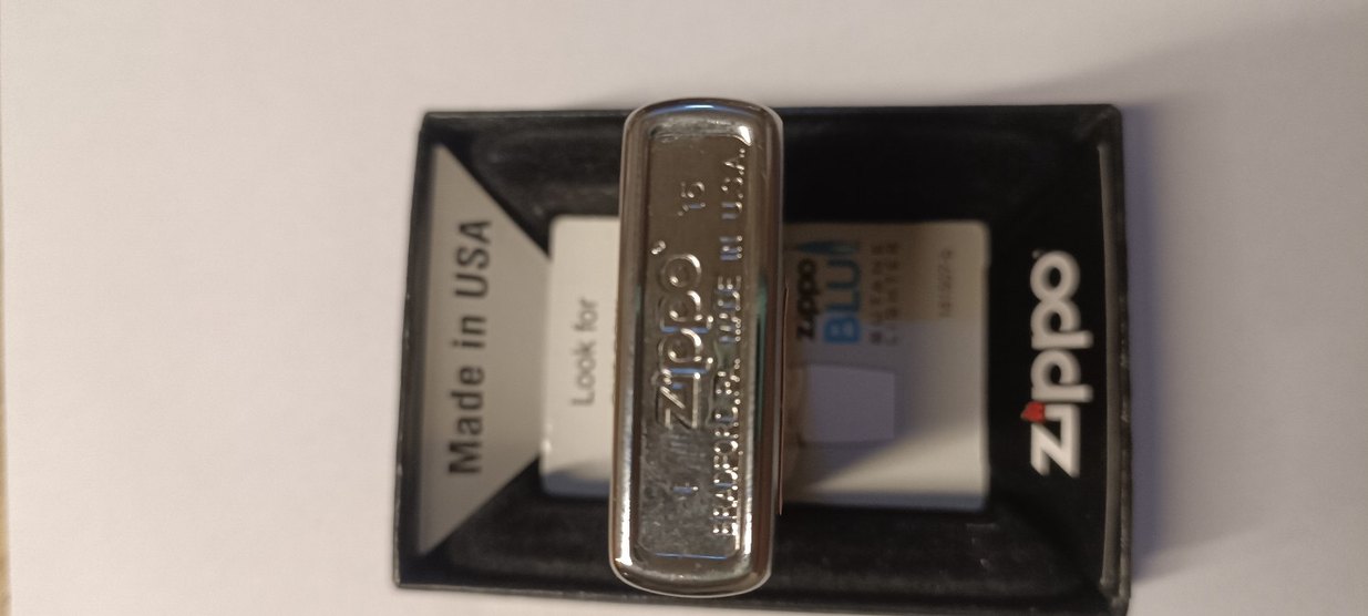 Zippo fırçalı krom - Görsel 2