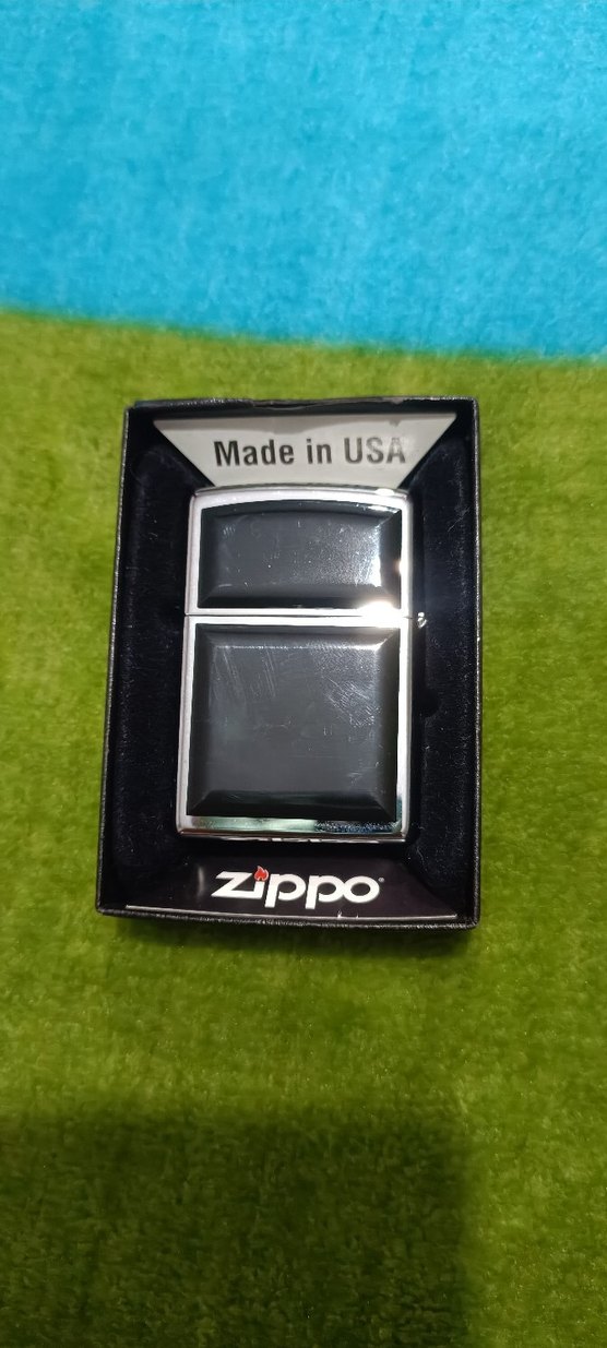 Zippo kemik plaka siyah - Görsel 2
