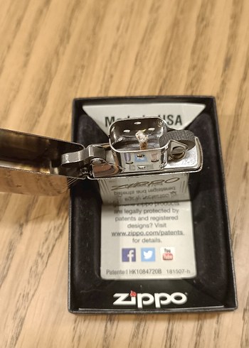 Zippo Black ice kasa - Görsel 4