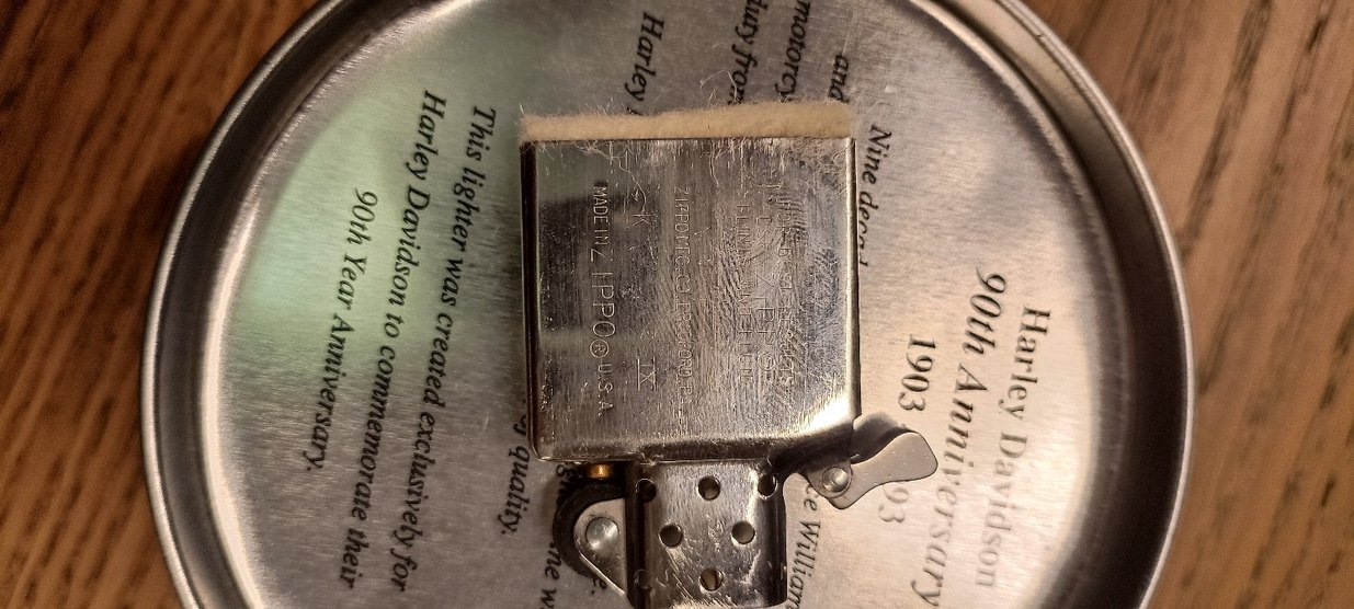 Zippo Harley Davidson 90. yıl - Görsel 5