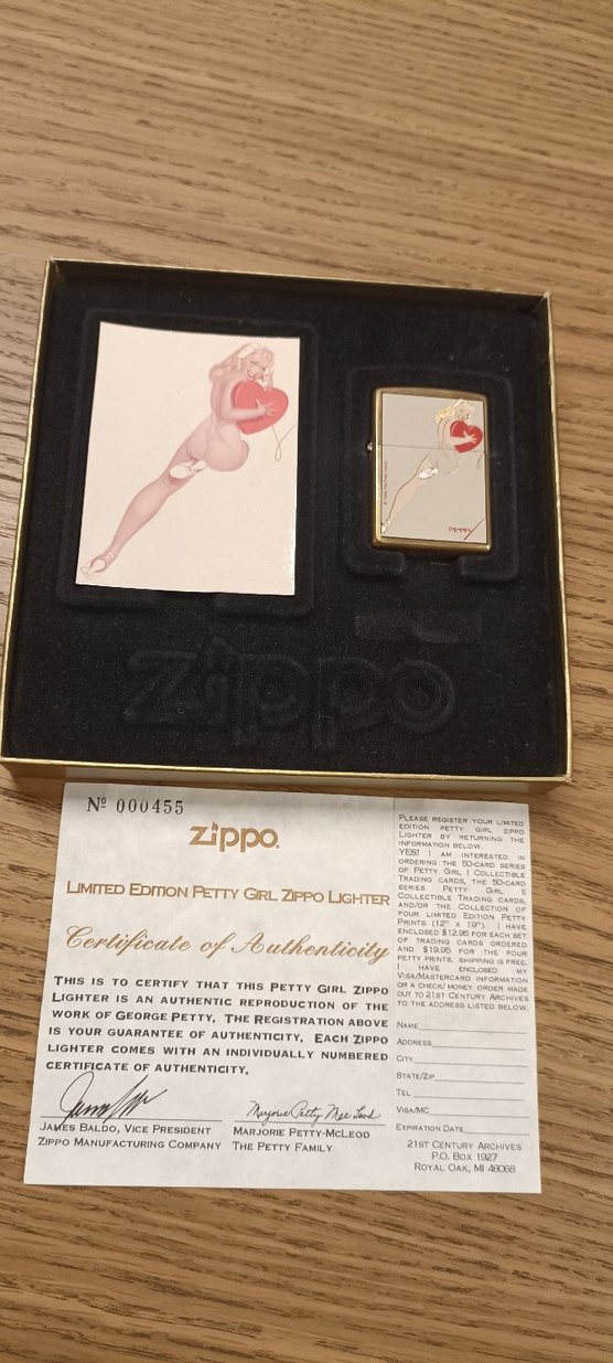 Zippo petty girl - Görsel 2