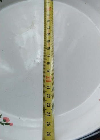Diğer Çiçek Desenli eskilerden emaye tabak