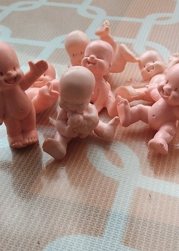 Beden Pastel Renkli Kahverengi Bebek Figürleri hiç bir kusuru yok