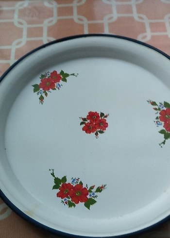 Çiçek Desen tepsi resimler inceleyin sonra iade kabul etmiyorum - Görsel 3