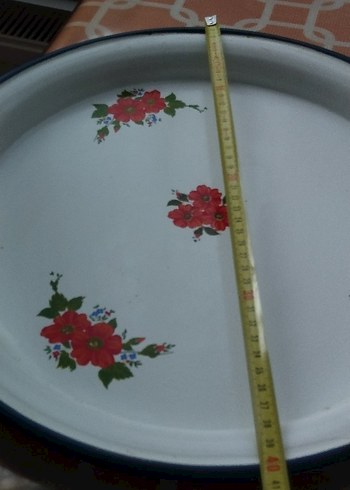 Çiçek Desen tepsi resimler inceleyin sonra iade kabul etmiyorum - Görsel 4