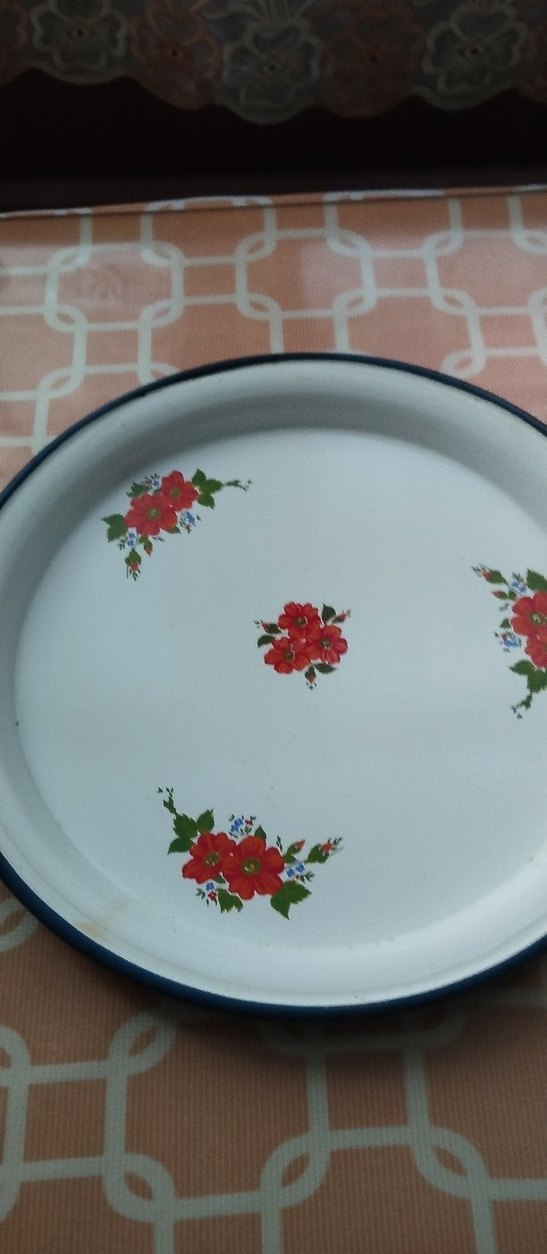 Çiçek Desen tepsi resimler inceleyin sonra iade kabul etmiyorum - Görsel 3