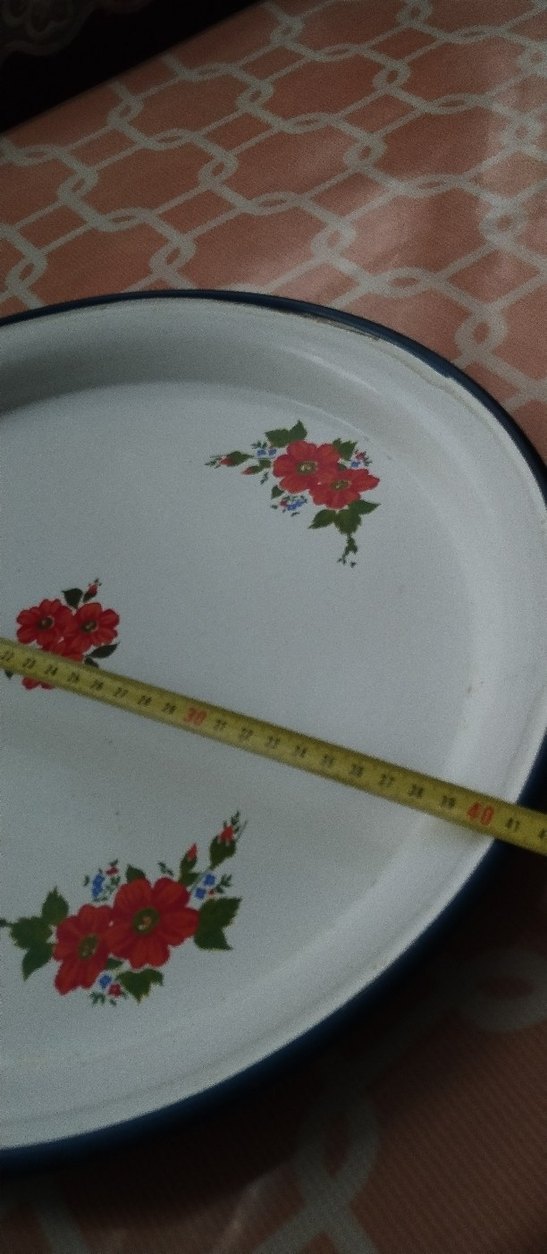 Çiçek Desen tepsi resimler inceleyin sonra iade kabul etmiyorum - Görsel 2