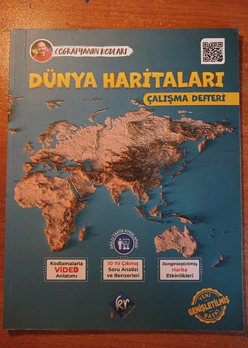Dünya Haritaları Çalışma Defteri