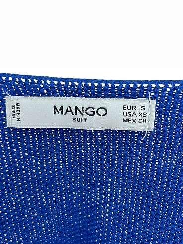 s Beden lacivert Renk Mango Bluz %70 İndirimli.