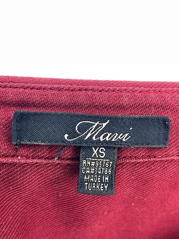 xs Beden bordo Renk Mavi Jeans Gömlek %70 İndirimli.