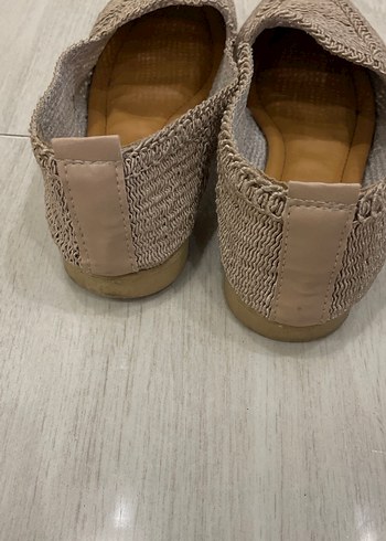 Kadın Bej Hasır Dolgu Topuk Espadril - Görsel 6