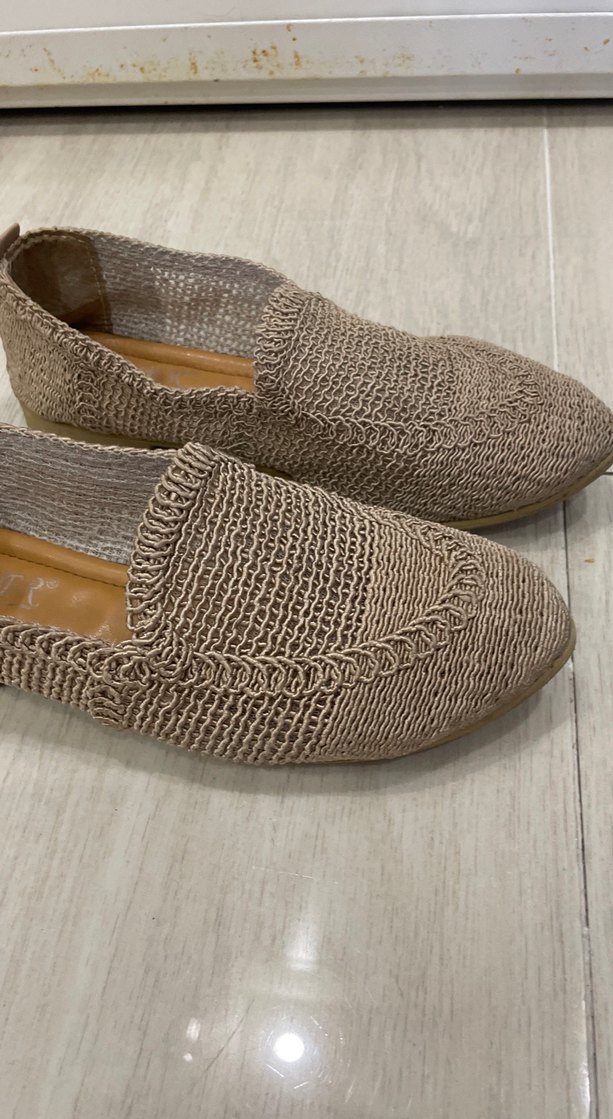 Kadın Bej Hasır Dolgu Topuk Espadril - Görsel 5