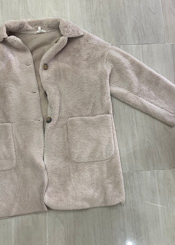 xxl Beden camel Renk Bej Kadın Midi Peluş Kaban