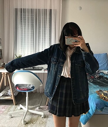Vintage oversize kot ceket