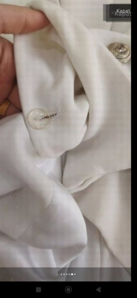 beyaz blazer - Görsel 4