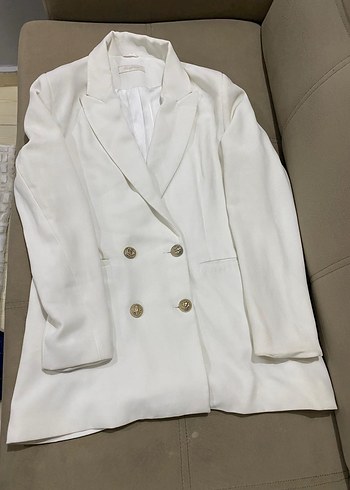 beyaz blazer - Görsel 2