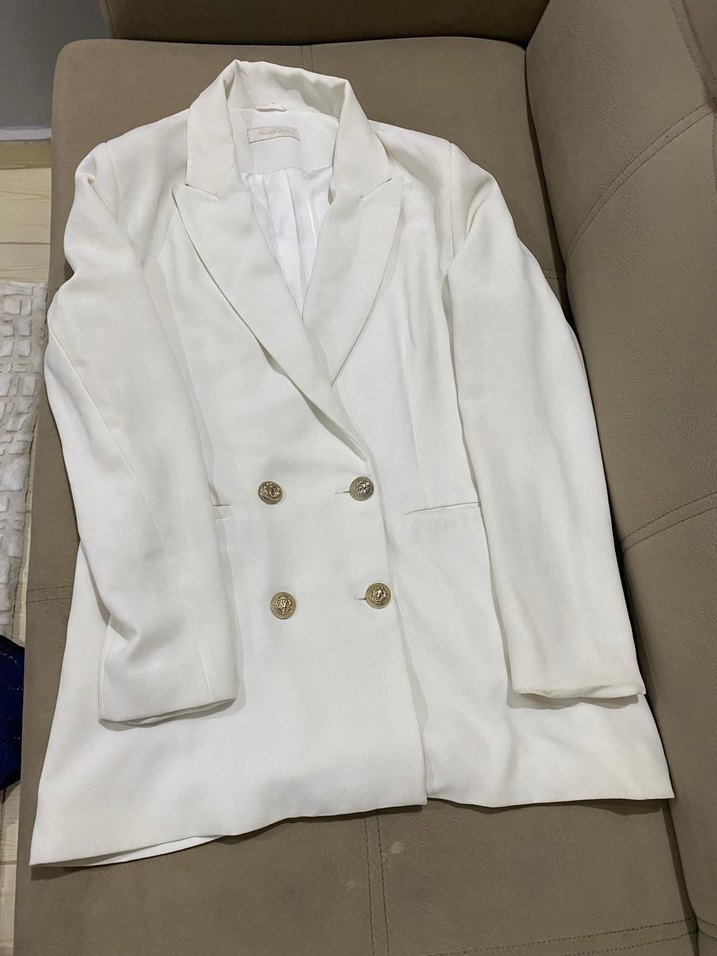 beyaz blazer - Görsel 2