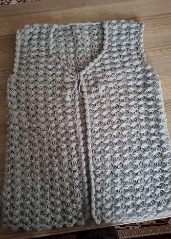 el örgüsü yelek 42 beden 2 yelek 2500 - Görsel 2