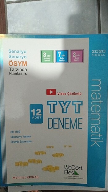 TYT SINAVI İÇİN MATEMATİK DENEMELERİ