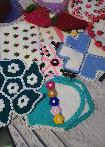 Renkli Örgü lifi - Görsel 3